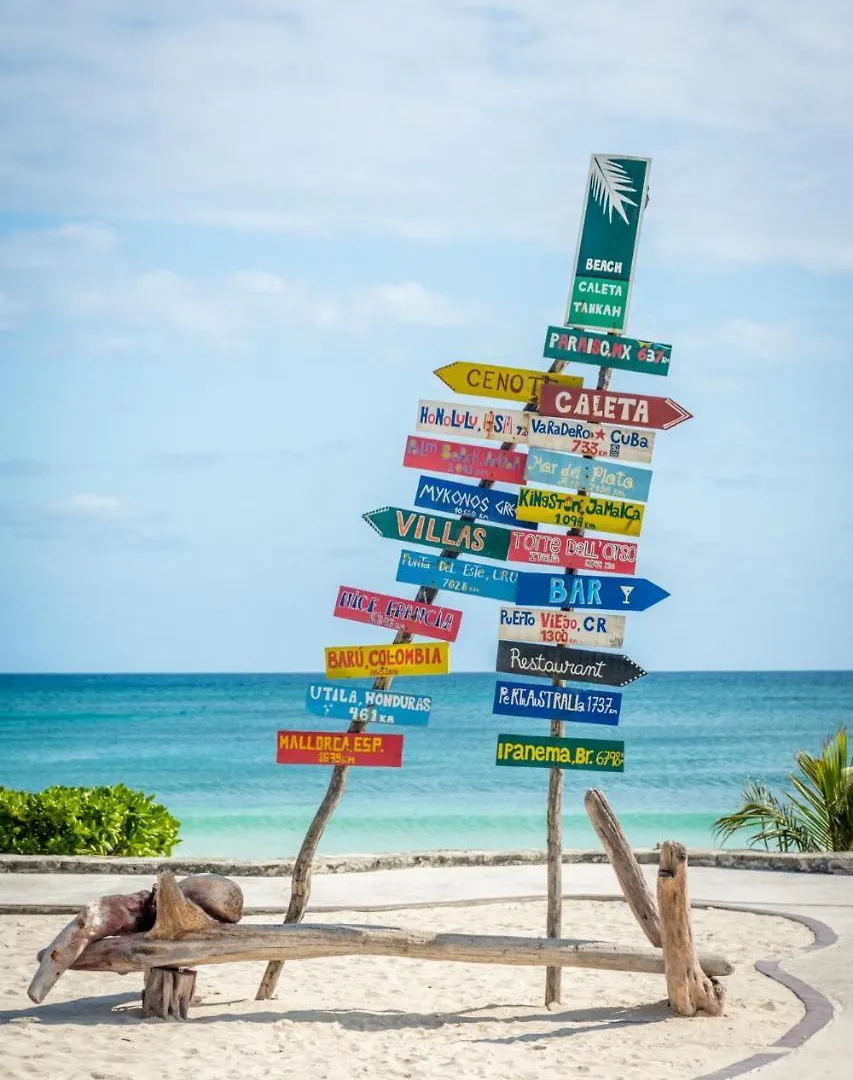 ***  Caleta Tankah Hotel Tulum Mexico